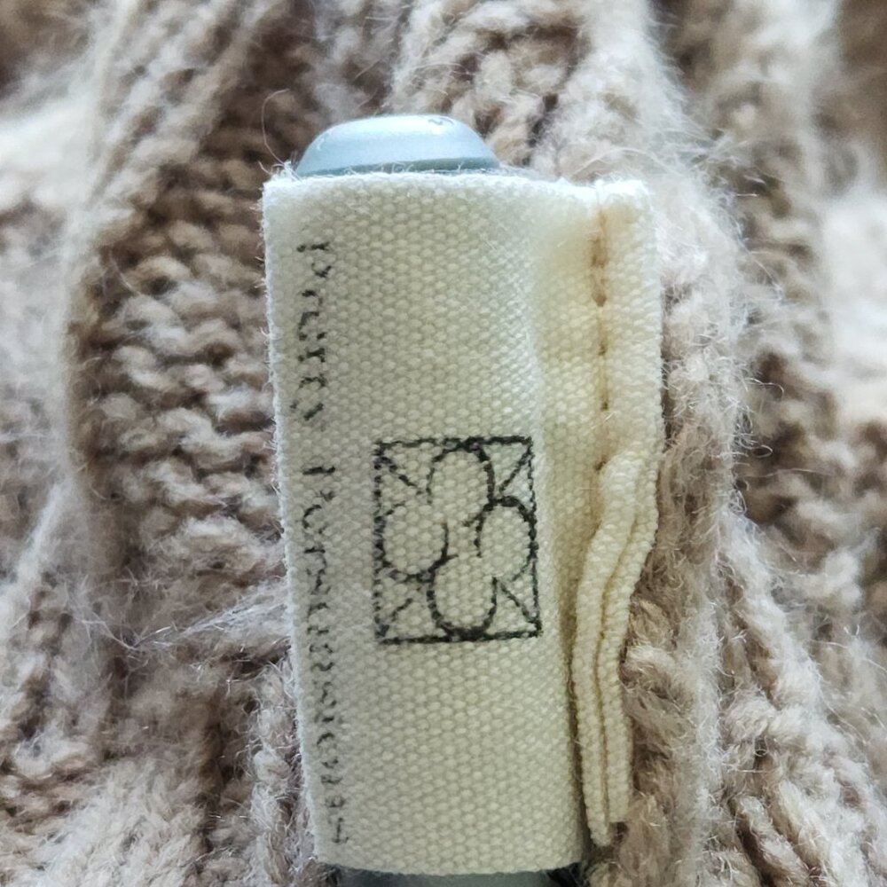 Cozy Chic Cable Knit Sweater Poncho - Picture 12 of 14